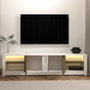 Hanah Home Soporte de TV Blanco y Roble